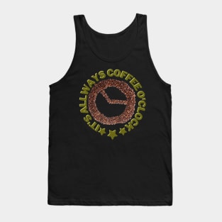 Immer Zeit für Kaffee Bohnen Espresso Tank Top